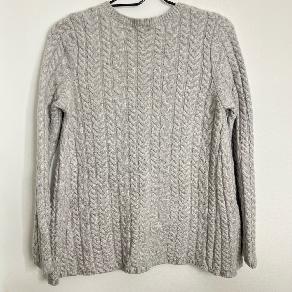 Nordstrom collection 100% cashmere cable knit sweater